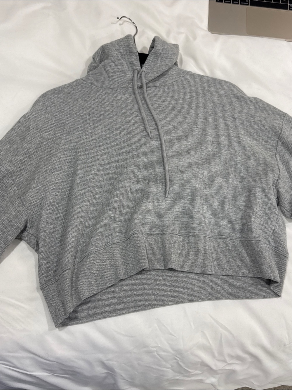 Aritzia Sunday Best baby waffle knit relaxed hoodie